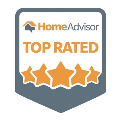 Home advisor top rated logo