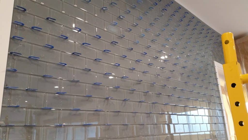 bathroom tile installation